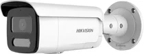 Câmera IP Rede CCTV Hikvision DS-2CD2T47G2-Lsu/SL 2.8MM 4MP Bullet Colorvu