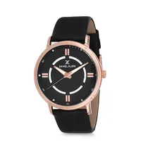 Relógio Analógico Masculino Daniel Klein Premium DK12157-3 - Preto e Rosa Ouro