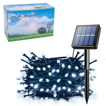 Luzes Pisca Pisca Solar 30M 300 LED Branco