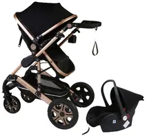 Carrinhos e Cadeira para Bebê Agape Baby Stroller - AG-Q3 Black