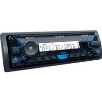 Toca Radio Marine/ Nautico Sony DSX-M55BT USB / Bluetooth / NFC / AM / Aux / 55W X4 / Flac / Wma / MP3 com Controle - Preto/ Azul