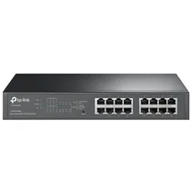 Switch TP-Link TL-SG1016PE 16 Portos de 10/100/1000MBPS - Cinza
