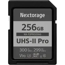 Memória SD Nextorage NX-F2PRO 300-299 MB/s C10 256GB