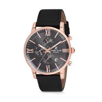 Relogio Analogico Masculino Daniel Klein Exclusive DK12160-4 - Preto e Rosa Ouro