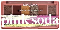 Paleta Sombra Ruby Rose Pink Soda HB-F530 - 12.9G (6 Cores)