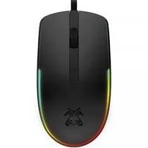 Mouse Gaming Mox Emporium MO-M251 USB Até 3.600 Dpi com RGB - Preto