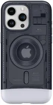 Capa Spigen iPhone 15 Pro Max ACS06607 Classic C1 Magfit - Graphite