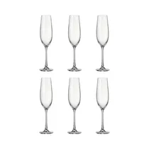 Set de Copas para Champán Bohemia Verona 260ML 6 Piezas