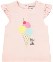 Camiseta para Bebê Orchestra HI01SY-Roc Feminina