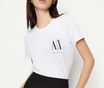 Armani Exchange Camiseta A.X 8NYTFXYJG3Z (T) XS WHT/BLK/PR