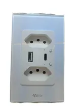 4LIFE Toma Smart de Pared Toma Smart FLS2BRZ Zigbee Dual+USB