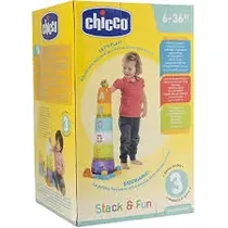 Chicco Juguetes Super Torre Apilable Multicolor