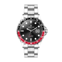 Relógio Analógico Masculino Daniel Klein Premium DK.1.12350-1 - Prata e Preto
