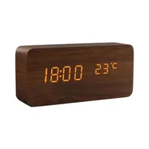 Relogio Digital Despertador Sate AC-T23 Marrom