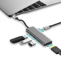 Satellite Hub A-HUBC52 USB-C/HDMI/4 Puertos