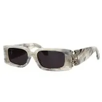 Off-White Lentes Roma Acetato OERI098F23 Marble Dark Grey