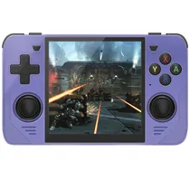 Console Portátil Powkiddy RGB30 64GB de 4" com 10.000 Jogos - Roxo