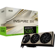 Placa de Video MSI Geforce RTX 5080 Inspire 3X 16GB GDDR7 Oc