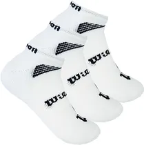 Meias Soquetes Wilson B7973 - Branco (3 Pares)