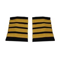 Pilot Uniform Epaulets/Paleteras 4-Bar Gold Nylon Black WAPX700-4GN