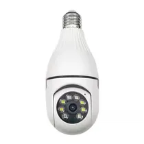 Câmera Panorâmica IP Smart Bulb E27 2MP 1080P 360º Icsee - Branco