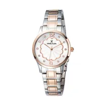 Relógio Analógico Feminino Daniel Klein Premium DK11990-4 - Prata/Rosa Ouro