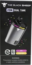 Vape Descartável The Black Sheep 20K Grape / Papaya Lemon - 20000PUFFS