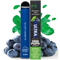 Vape Descartável Fume Ultra 2500 Puffs com 5% Nicotina - Blueberry Mint