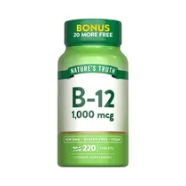 Vitamina Nature's Truth B-12 1000MCG 220 Cápsulas