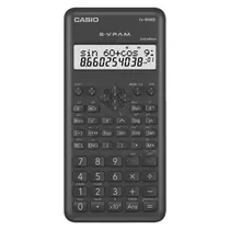 Calculadora Ciêntifica Casio FX-95MS-2-W-DH-V 12 Dígitos - Preto