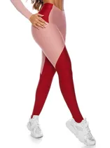 Leggings Lollypop Let's GYM Fitness Rojo