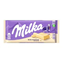 Barra Chocolate Milka Branco 100G
