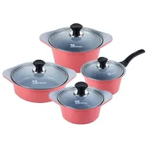 Conjunto de Panelas Ecoramic de Cerâmica Coral 4PCS
