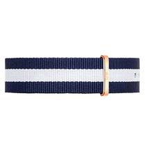 Pulseira para Relogio Daniel Wellington Classic Glasgow DW00200082 Feminino de Nylon 17MM - Azul e Branco