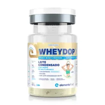 Elemento Puro Whey Whey Dop X Leite Condensado Plastico 900 G /36 Servs Amarillo
