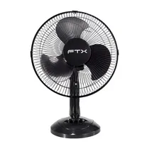 Ventilador FTX Aura 3 Vel HB-TF-15-02 D/Mesa 220V 45W 220V Preto
