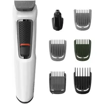 Cortador de Cabelo Philips Série 3000 MG3721/77 7 Em 1 Recarregável - Cinza