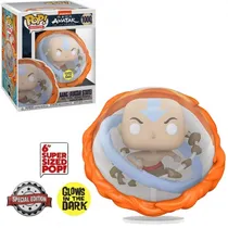 Funko Pop Avatar Aang *Sized* Aang Avatar Glow *Ex* 1000