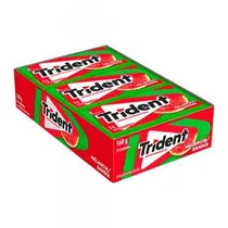 Chicletes Trident Brasileiro Melancia Display c/ 21 Und