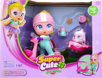 Bonecas Super Cute Little Babies Regi´s Scooter Tigerhead - SC034
