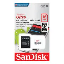 Cartão de Memória Sandisk Ultra 16GB Micro SD