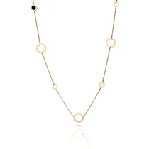 Colar Feminino Freelook FRJ.3.6003-2 Feito de Aço Inoxidável - Dourado