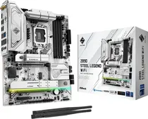 Placa Mãe Asrock Z890 Steel Legend Wifi LGA1851/ 4XDDR5/ PCI-e/ HDMI/ USB-C