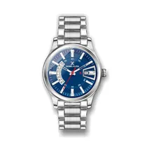 Relógio Analógico Masculino Daniel Klein Premium DK.1.12313-3 - Prata e Azul
