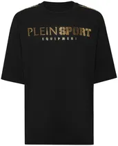 Camiseta Philipp Plein Sport Paec MTK8315 STE001N 0294 Round Neck SS Laminated Masculina