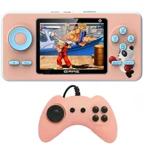 Console Portátil Game Box S5 de 2.4" com 520 Jogos - Rosa/Azul Claro (Inglês Chinês)