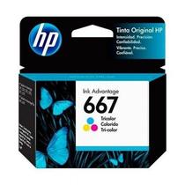 Cart. HP 667 3YM78AL Color s/Gar (2775) 2ML