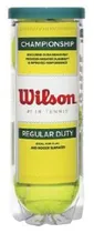 Bola de Tênis Wilson Championship Regular Duty WRT100300 (3 Unidades)