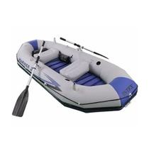 Bote Inflable Intex 68373 Mariner 3 para Tres Personas Incluye Inflador Y Remo