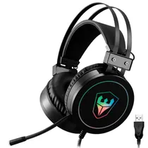 Fone Gamer Satellite AE-358 RGB / com Fio - Preto